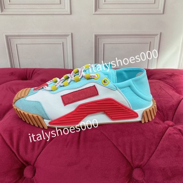 

fashion sports shoes white rainbow heel trainer men casual runner sneakers outdoor, Black