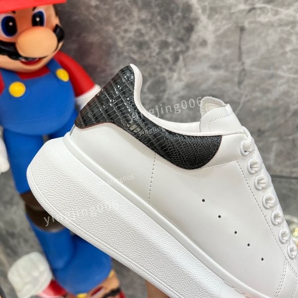 

new mens desinger quality sneakers white shoes brand low sneaker leather rubber sole causal shoes2023, Black