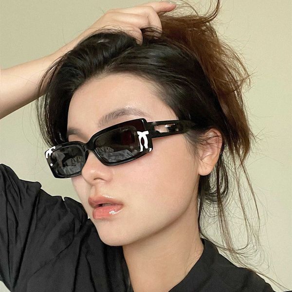 

frames 2022 square for men and women small frame new tiktok net red same glasses ins style korean sunglasses, White;black