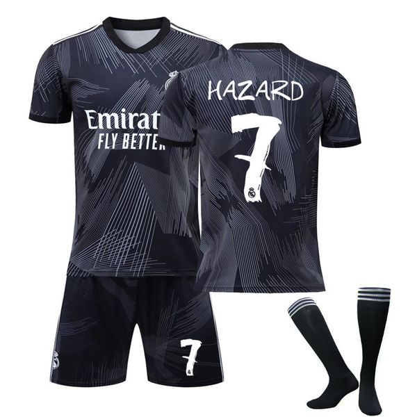 

soccer jerseys 23 120th anniversary y3 co-branded jersey set no. 9 benzema no. 20 vinicius football jersey soccer jersey, Black;yellow