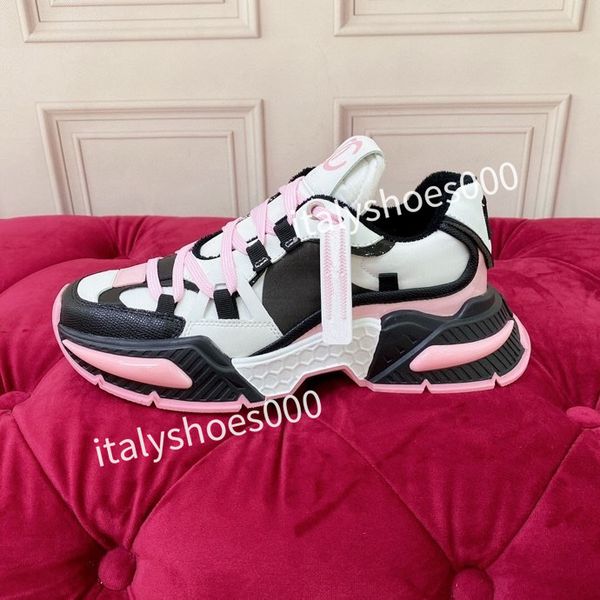

new mens fashion sports shoes white rainbow heel trainer womens casual runner sneakers outdoor2023, Black