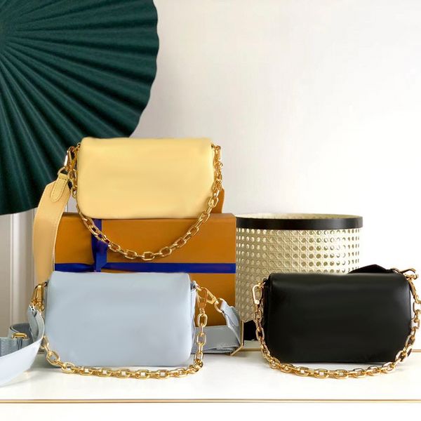 

original quality embroidery flap bag 20cm l81398 designer genuine leather bag with box