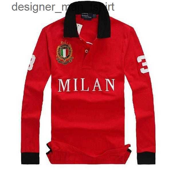 

men's polos mens designer long sleeve polos t shirts embroidery cotton fashion casual poloshirt 69nym, White;black