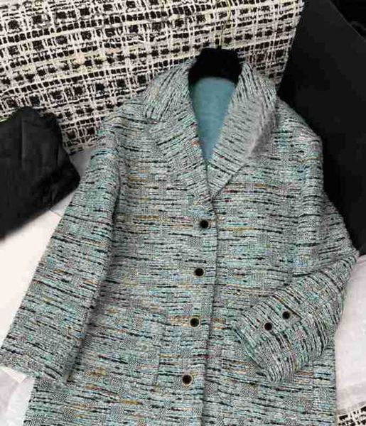 

women's jackets designerchan women's brand jacket new autumn winter brand jacket overcoat fashion long style tweed coat down jacke, Black;brown