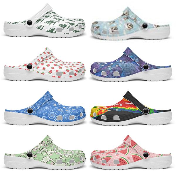 

Customized clean exquisite fashionable comfortable beautiful Diy shoes for men and women's indoor slippers 103797