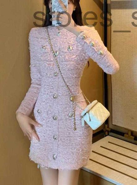 

party dresses designerbal brand dress 2023 women's ootd new autumn winter party dresses dinner dress ladies classic spring fashion knit, White;black