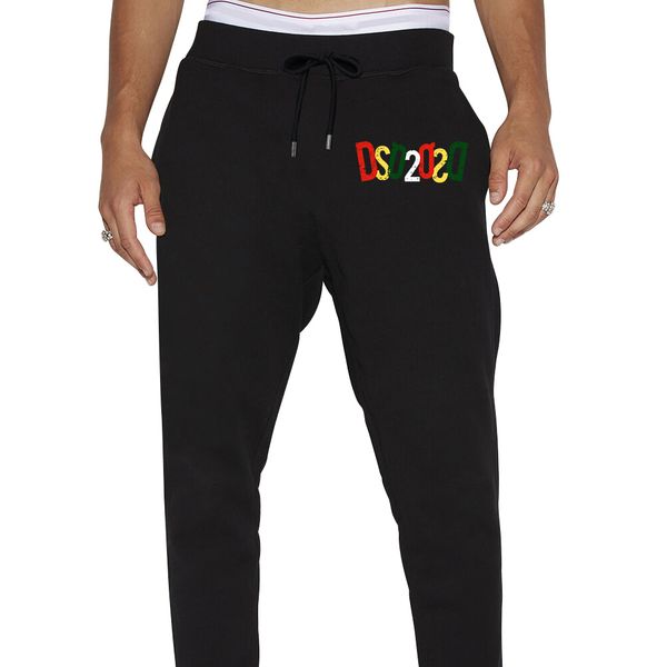

dsq2 icon dsqicon2 2023 new baggy pants men's and women's classic casual fashion trend plush sanitary pants simple cotton casual p, Black
