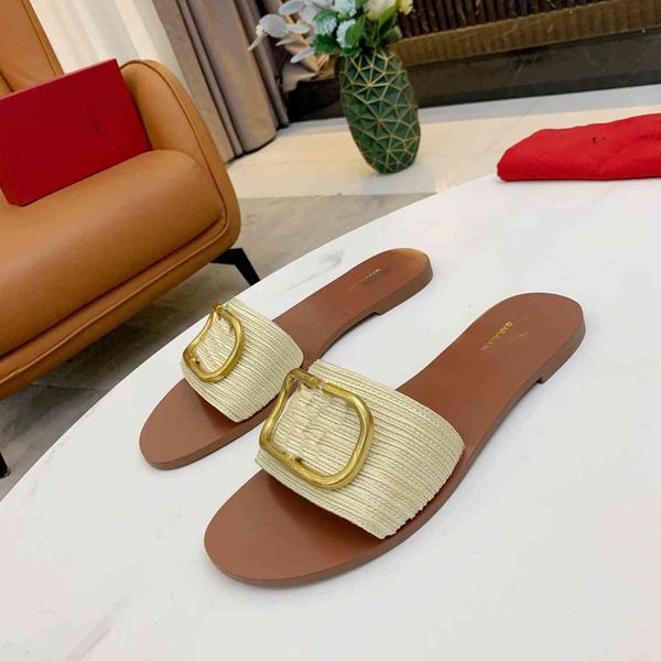 

designer slippers women's sandals leather slippers platform valentinoity slide rubber sandal summer fashion patform fdhbsdd, Black