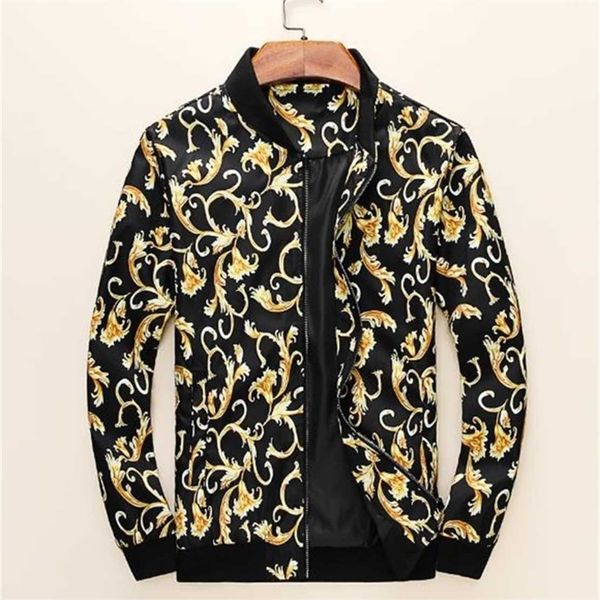

men's versage vercace digital coat print jacket slim spring autumn new jackets mens clothing outwear 201104 unvs, Black;brown