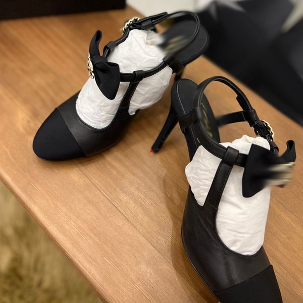 

2023 women ladies leather super high heel shoes platform pimps silk satin diamond party wedding buckle dress marry jane sandals high heels s, Black