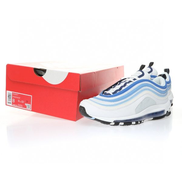 

basketball shoes max 97 blueberry white blue-black designer shoes sneaker sports with original box