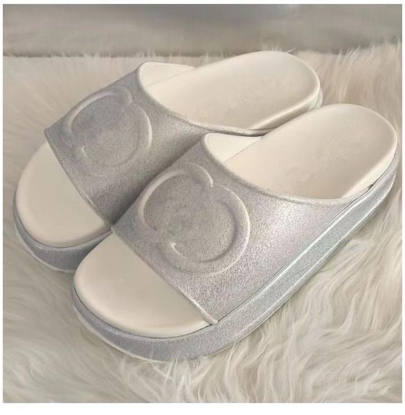 

2023 summer new designer ladies sandals indoor couple shoes super soft outdoor men thickened slippers sandals beach casual35-45, Black