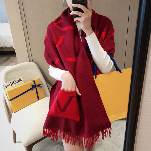

Scarves designer Wraps men women scarf shawl winter warmth scarf design plaid classic color blocking pattern neutral Wraps top quality soft