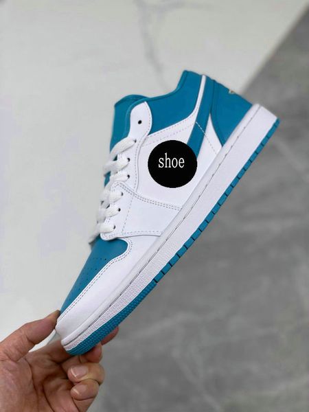 

2023 new retro sports shoes 1 low white blue men /women/kids basketball shoes 1s youth gs basketball sneakers