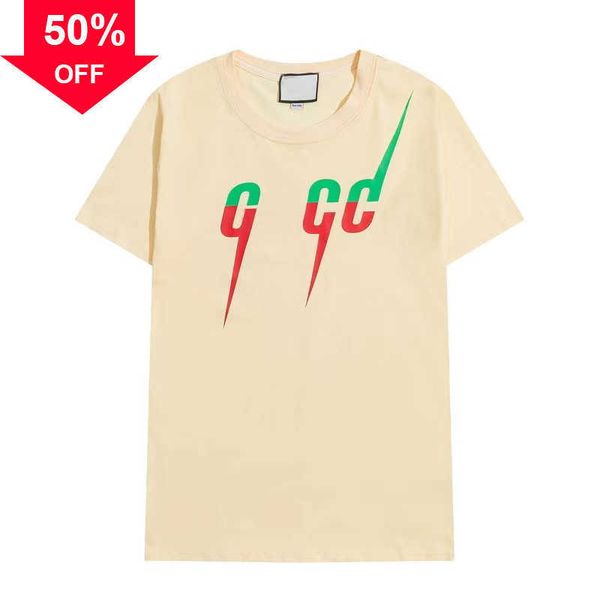 

er bags luxury men's tees wear summer round neck sweat absorbing short sleeves outdoor breathable cotton printed coats lovers' clo, White;black
