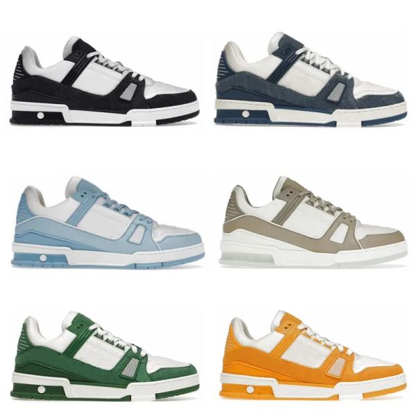 

casual shoes mens women shoes designer trainer black whit denim green sky yellow grey blue red leather suede rubber luxury walking sports me