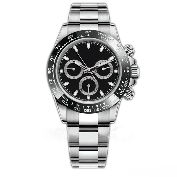 

20 style luxury mens watch 116500ln designer watch montre de luxe automatic wristwatches ceramic bezel 316l steel adustable foldin292t, Slivery;brown