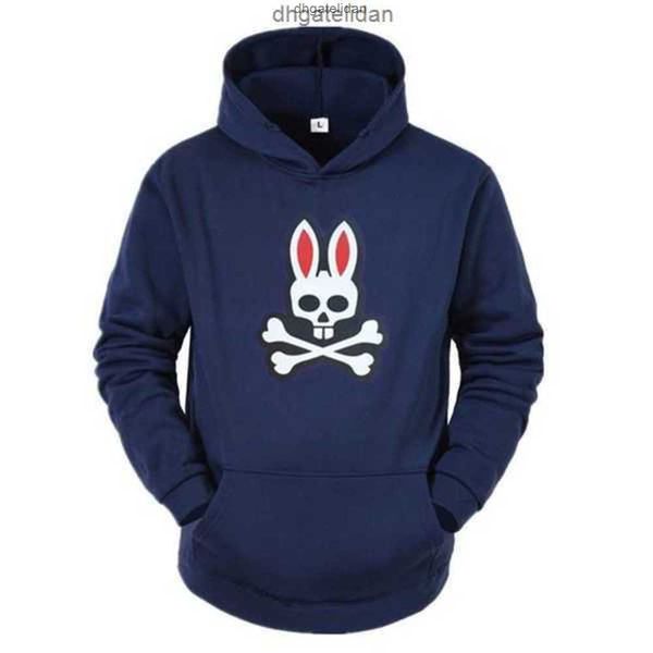 

men's hoodies & sweatshirts psycho skeleton bunny letter print women hoodie fall winter streetwear men sports design sweatshirt harajuk, Black