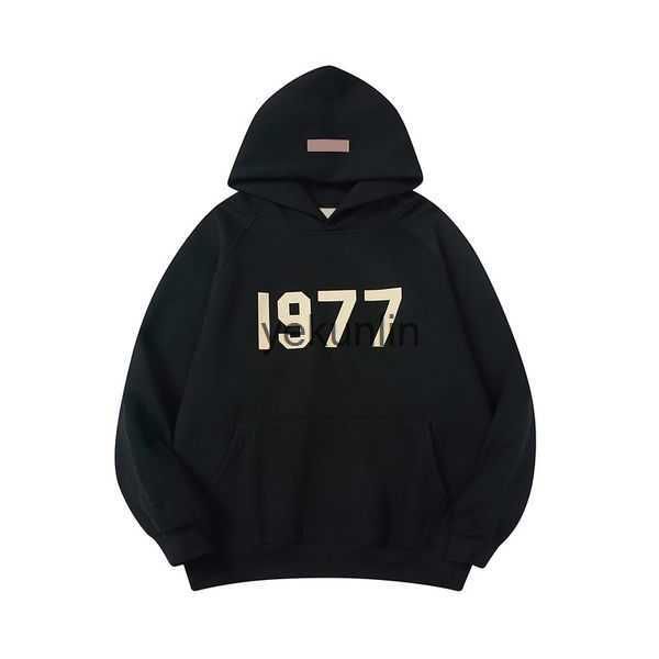 

designer essentail hoodie hoody men essentail pullover sweatshirts oversized clothing quality mens womens hooded jumper refflective letter, Black