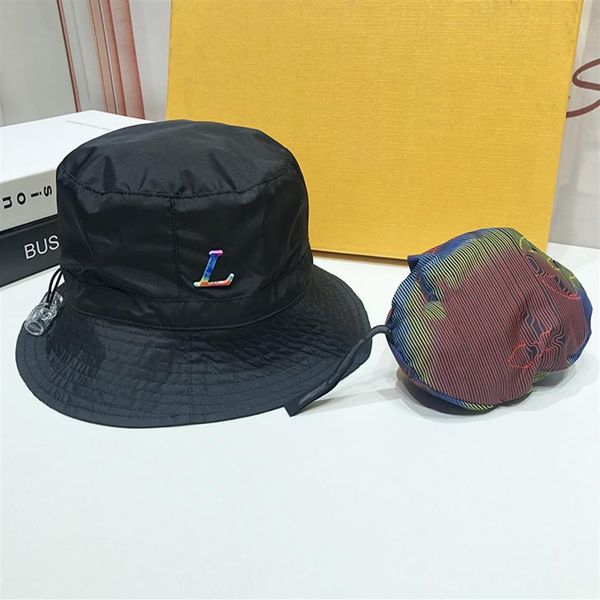 

designer mens bucket hat caps letter cap folder hats luxury womens accept senior men watertightness classic street minimalist fash257u, Blue;gray
