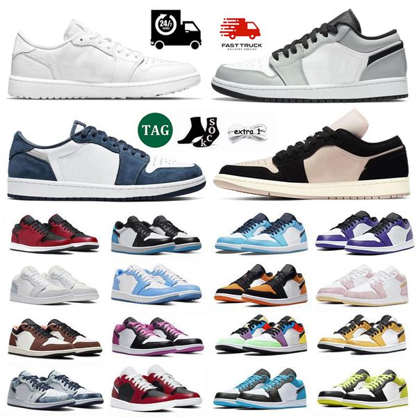 

1 low basketball shoes men women 1s black phantom fragment dark reverse mocha wolf grey unc game royal mens trainer jorden
