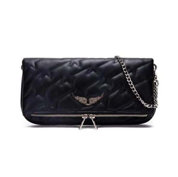 

zadig chains bags wings diamond-ironing bag designer woman bag women shoulder bag vintage rivet handbag crossbody purse genuine leather cros