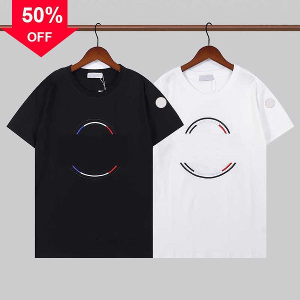 

men's polos designer mens graphic tees luxury women shirts summer fashion trend pure cotton breathable short-sleeved t-shirts s to 2xl, White;black