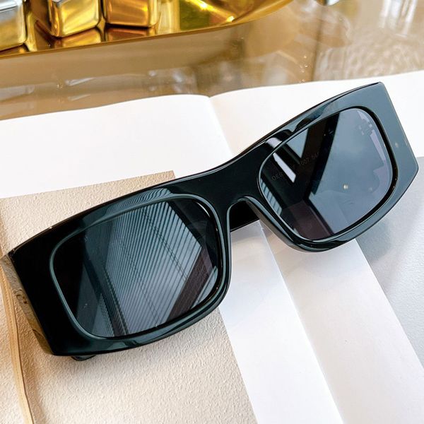 

23ss season lucio rectangular frame sunglasses for women fashion designer black acetate sunglasses oeri056 mens outdoor shades with original, White;black