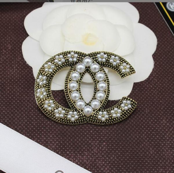 

20 style designer brooch female male brooch accessories design brooch dress pin women's specifications luxury antique jewelry, Gray