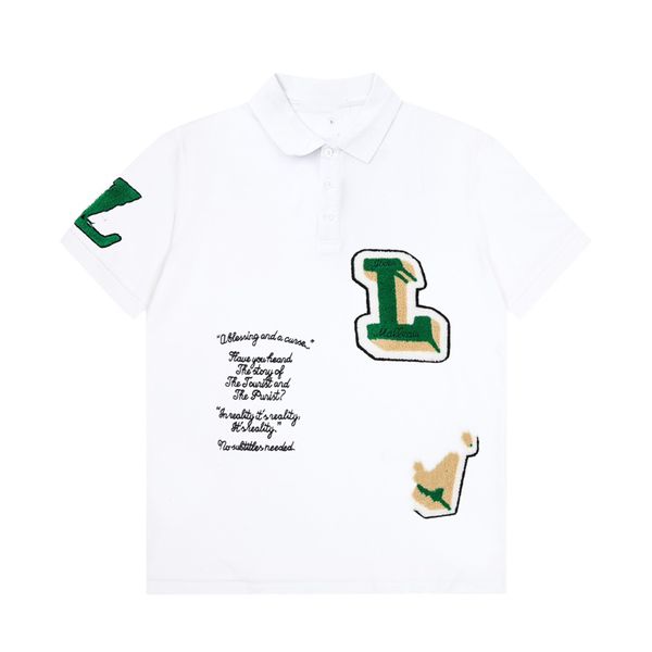 

men's t-shirt 2023 fashionable men's t-shirts louisity cotton anti-wrinkle printed alphabet couple viutonity casual wear student s, White;black