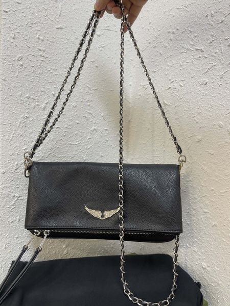 

zadig voltaire chains bags designer woman bag zv women shoulder bag vintage rivet handbag crossbody purse genuine leather cross body chain b