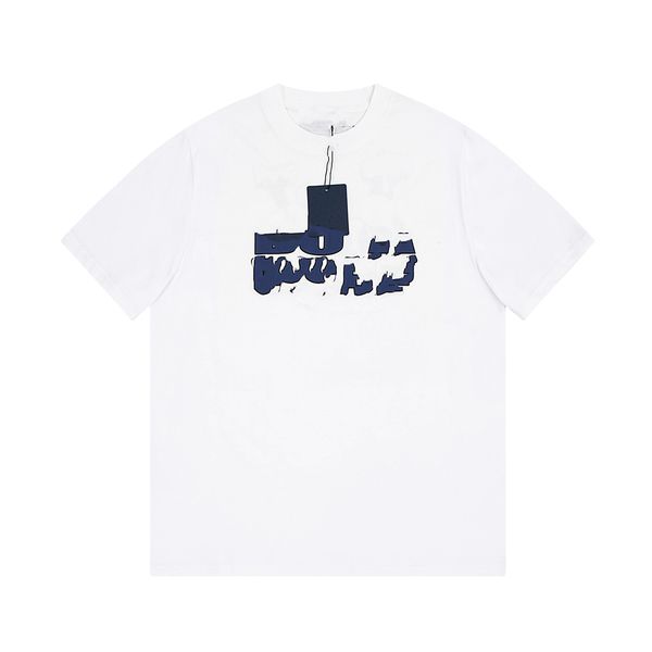 

men's t-shirt 2023 fashionable men's t-shirts louisity cotton anti-wrinkle printed alphabet couple viutonity casual wear student s, White;black