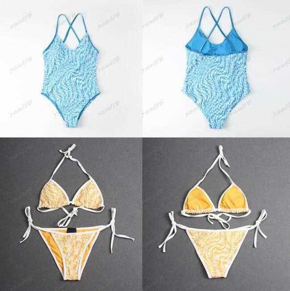 

designer bikini womens swimwear swimsuits bikini classic letter printed blue set bra bodysuit bikinis summer swimsuit fashion one piece be, White;black