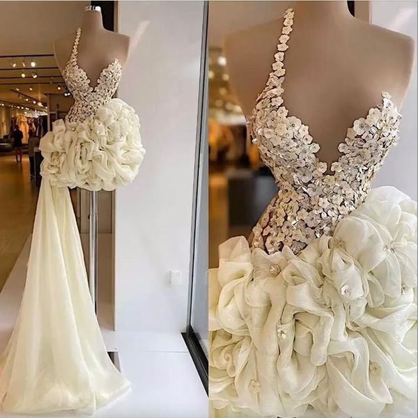 

white ruffles short dresses mini prom dress beading lace sequins with detachable train evening dresses ball dresses, Black