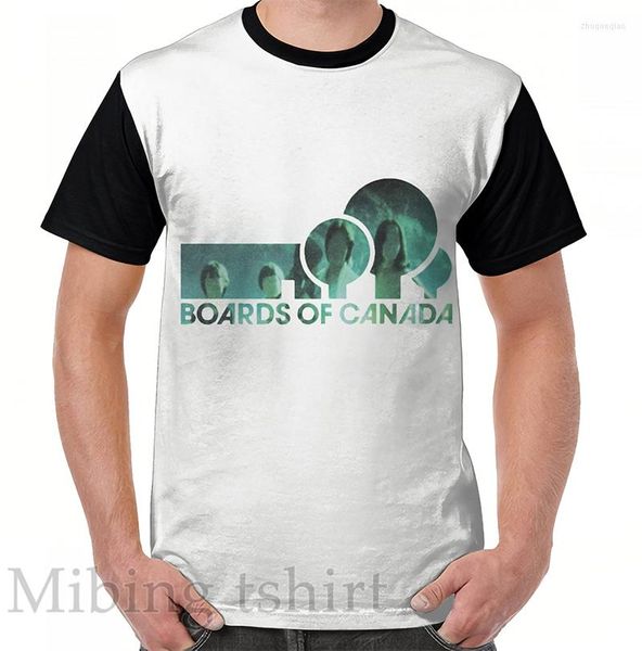 

t shirts funny print men shirt women tee boards of canada graphic o-neck casual tshirts, White;black