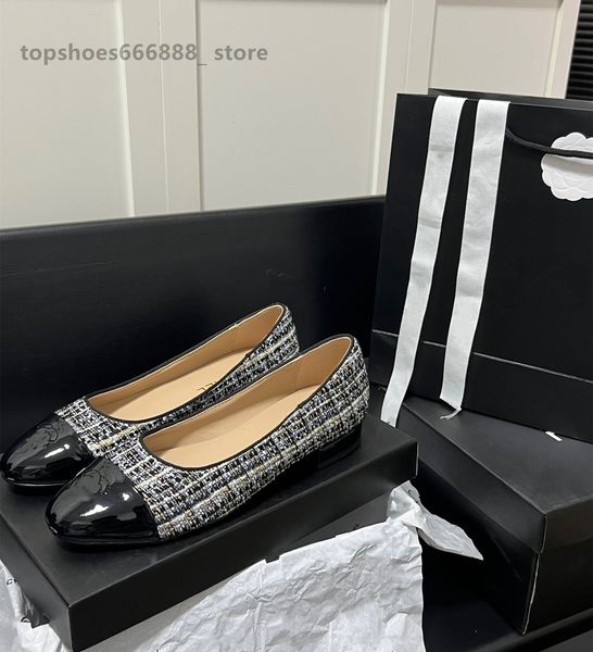 

new 2023 luxury designer shoes women genuine leather mary jane flats single fashion lady round toe cctiy shoes light loafers ballet zapados, Black