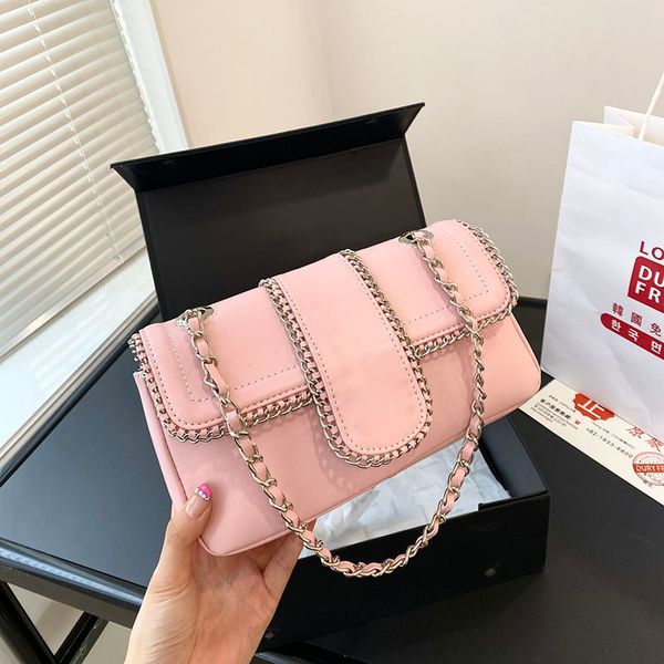 

bags 2023 designer handbag chain portable cover bag caviar luxury lady fashion hand carrying bag casual durable leather bag new one shoulder