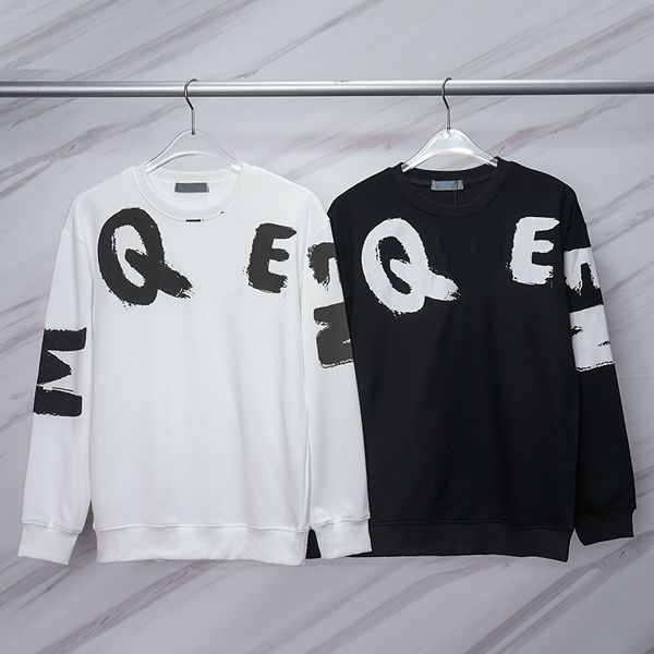 

men's sweater designer pullover round neck long sleeve outdoor casual street sweater couple dress wholesale, Black