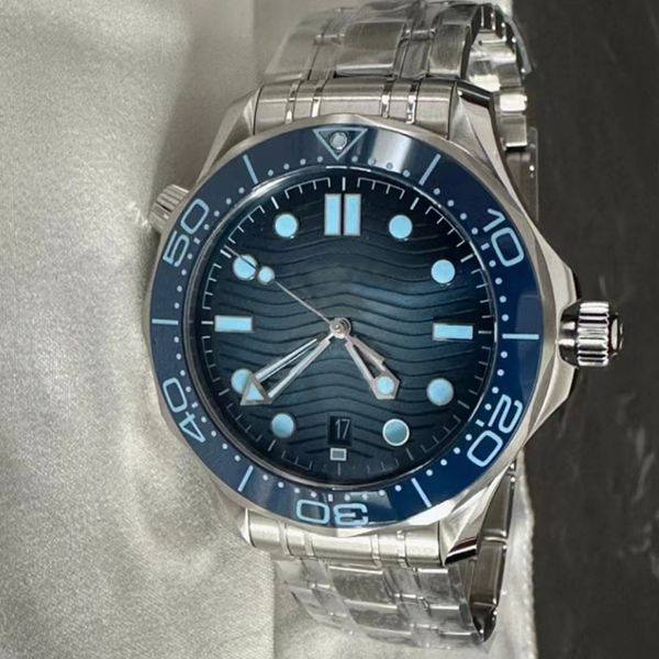 

New Release Summer Blue Watch Ceramic Bezel Rologio Blue 42mm Men Mens Watches Automatic Mechanical Movement Wristwatches Rologio Automatic Luxury Wristwatch Rdb, E5