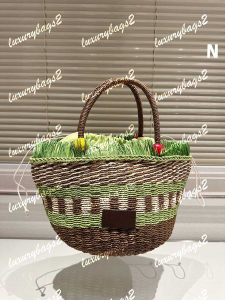 

straw tote designer handbag summer beach bag raffia totes shoulder fashion bags ladies cross body purses messenger bag 28cm womens handbags