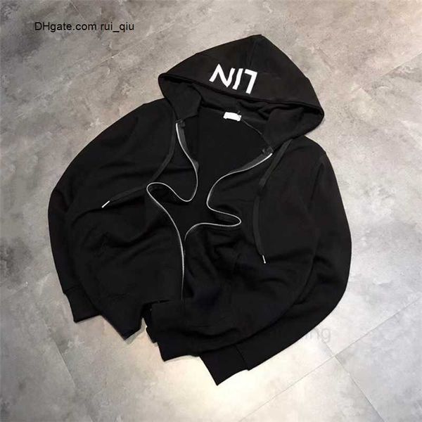 

designer mens tide women hoodies sweatshirts couple oversize t-shirt high street cotton hooded sweater luxury casual loose polos short slee, Black