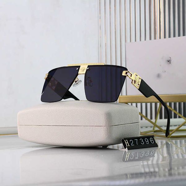 

frames new trimmed frameless women's fashion box net red sunglasses, White;black