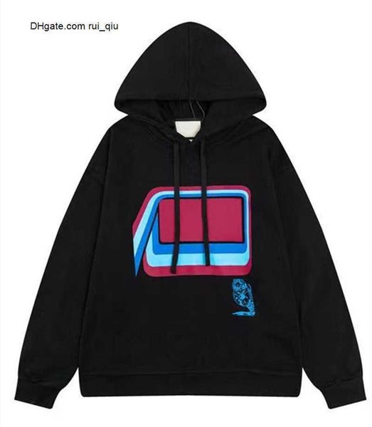 

22ss men's new hoodies sweatshirts designer men's clothing high-quality autumn round collar outdoor long sleeve hooded sweater fas, Black