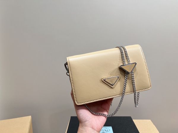 

fashion brand women's lacquer leather crossbody bag single shoulder bag designer bag chain bag
