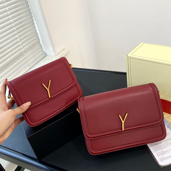 

Solferino Designer Bags Womens Handbags Ladies Shoulder Bag Crossbody Fashion Christmas Red Square Tofu Purses with Box