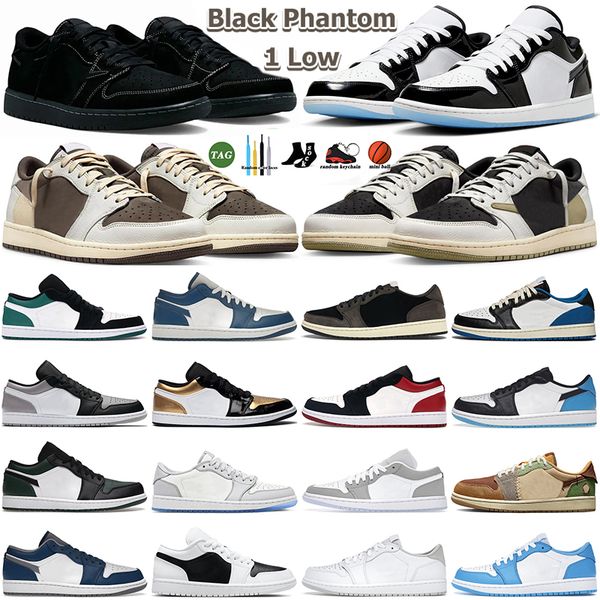 

1 1s lows basketball shoes men women olive reverse mocha black phantom fragment cactus jack low concord wolf grey mens trainers outdoor spor