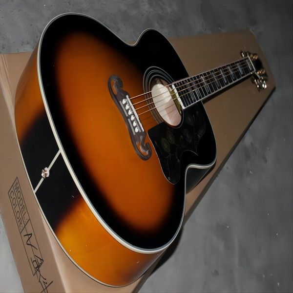 

new custom giutars 200 sunburst acoustic guitar 58369