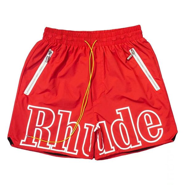 

ss mens shorts designer shorts men short rhude shorts summer fashion beach pants men street wear red blue black purple pants mens short, White;black