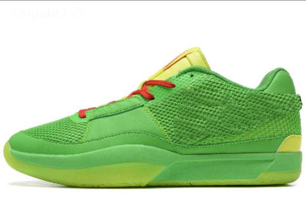 

signature ja basketball women 1 shoe morant first ja sneakers men 1 boys girs day for sale grinch dark grey pure platinum bright mango disco, Black