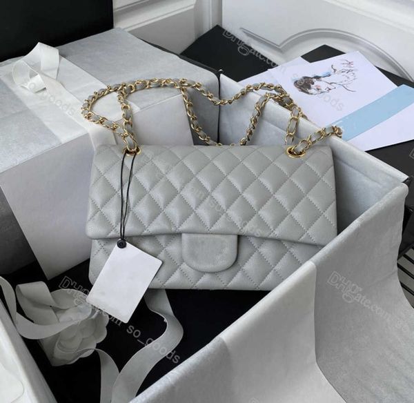 

evening bags shoulder designer 7a classic flap chain bag women caviar grain cowhide leather fashion handbag cross bodys